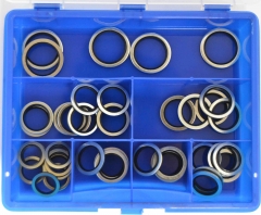 Assortment bonded seals 45-pieces