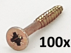 chipboard screws 3,5x25, countersunk cross head (100 pcs.)