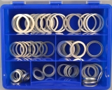 Assortment aluminium gaskets 81-pieces