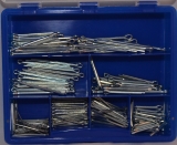 Assortment splints DIN 94 zinc plated, 211-pieces