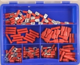 Assortment terminals red, 0.5-1.5mm², 121-pieces