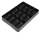 12 partition tray for metal assortment box