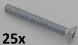 Countersunk Screws DIN 7991, M4x50 zinc plated (25 pcs.)