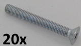 Senkkopfschrauben DIN 7991 M8x30, verzinkt (20 Stck)