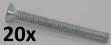 Countersunk Screws DIN 7991, M8x60 zinc plated (10 pcs.)