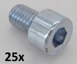 Hexagon socket head cap screws DIN 912 M6x16 zinc plated (25 pcs.)