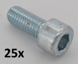 Hexagon socket head cap screws DIN 912 M6x20 zinc plated (25 pcs.)