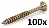 Spanplattenschrauben 5x55, Senkkopf, Kreuzschlitz, verzinkt (100 St�ck)