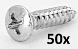 Countersunk head tapping screws 4,2x25 DIN7983 zinc plated (50pcs.)